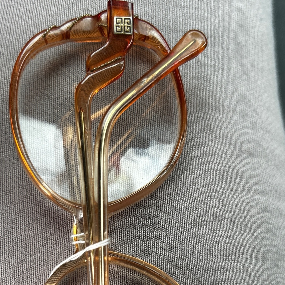 Vintage early  1970 Givenchy Orange and Gold Sunglasses 🕶️ collection piece - Picture 3 of 7